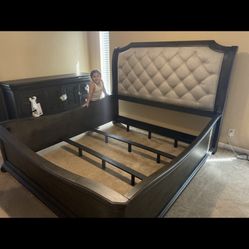 King Size Bed & Dresser 