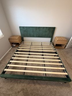 Green - Cal King Bed Frame