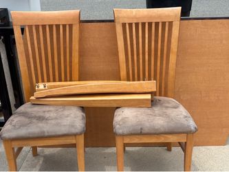 dining table - 2 chairs