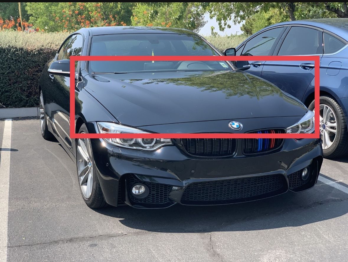 BMW F30/F32 OEM Hood Black Sapphire Metallic Painted