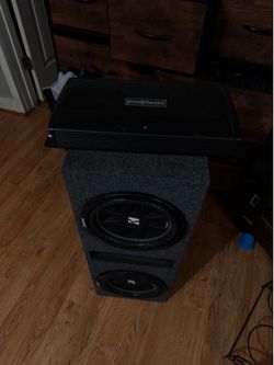 Subwoofer with box and amp