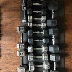 DUMBBELL LOT 5lbs-40lbs 
