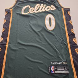 NBA Celtics Tatum jersey number 0