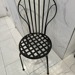 Solid  Iron Chair