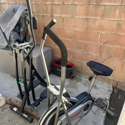 Elliptical And Stationary Bike 