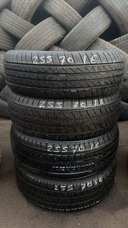 255//70//16 Ht 
Diferente marca misma medida 
99% de vida