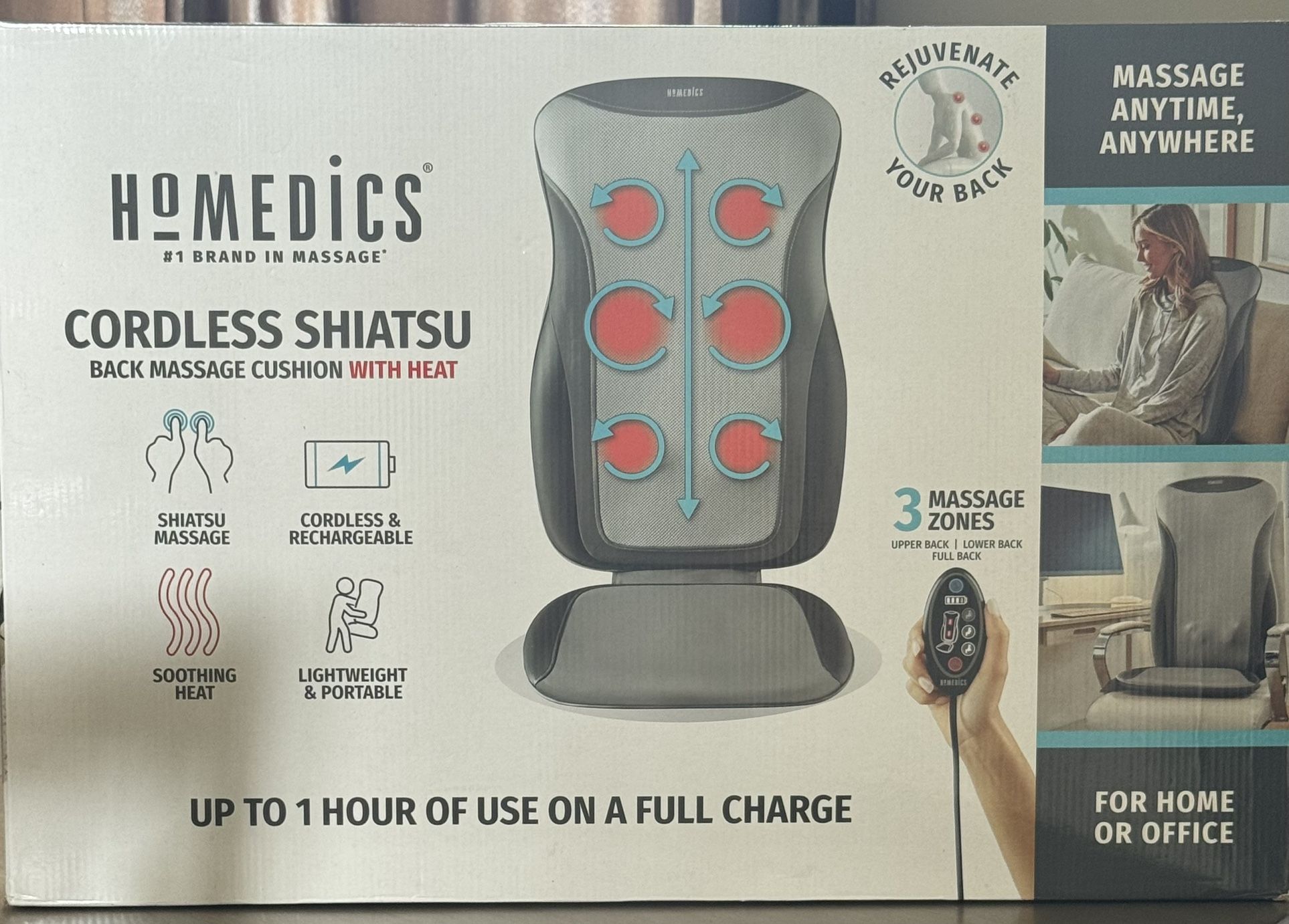 Homedics Cordless Shiatsu