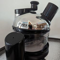 ROCKET CHEF CULINARE SLICING GRATING MIXING 2 SPEED MANUAL FOOD PROCESSOR