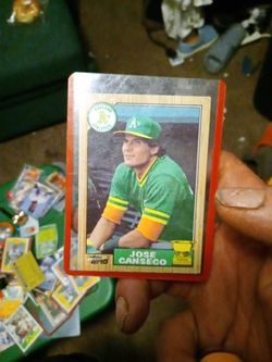 Jose Conseco Rookie Card Topps. TiffAny