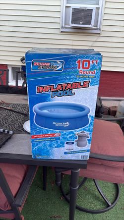 10 FT Round 30 IN high inflatable pool