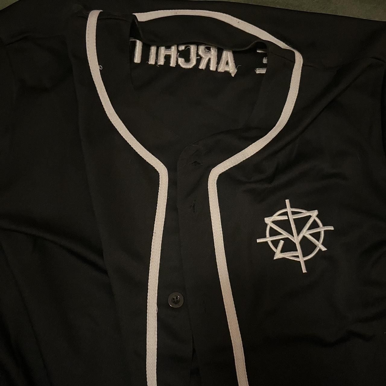 WWE Seth Rollins The Architect Baseball Button Up Tee XXXL