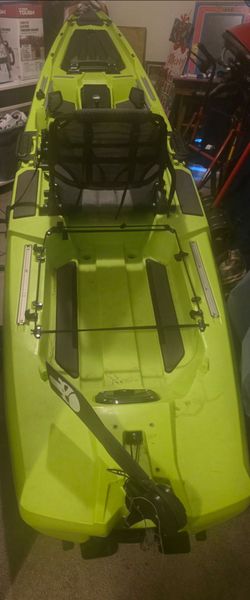 Kayak with the motor