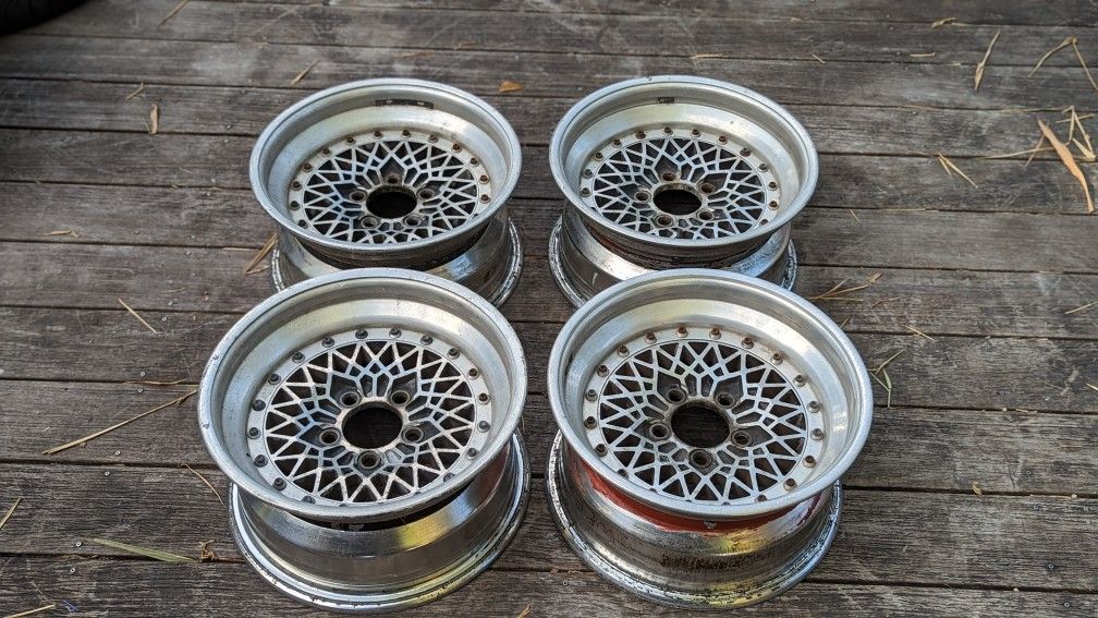 5x108 Ferrari Maserati Volvo 14x7 Et10 Compomotive 3 Piece Wheels Rims