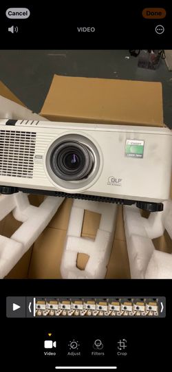 Large venue laser projector. Digital projection e-vision laser 7500