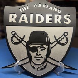 The Oakland Raiders Man Cave Sign