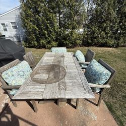 Teak Smith Teakwood Outdoor Dining Set