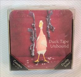 New FUNNY 12 DUCK TAPE Pub Coasters
