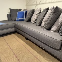 Gray Chaise Sofa