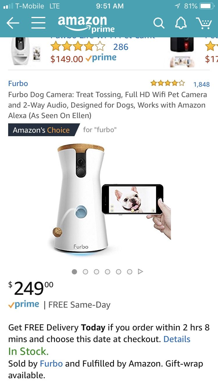 Furbo Dog Camera