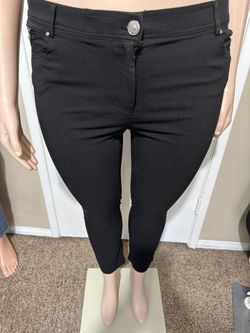 89th & Madison Women’s Black  Pants Size 16P