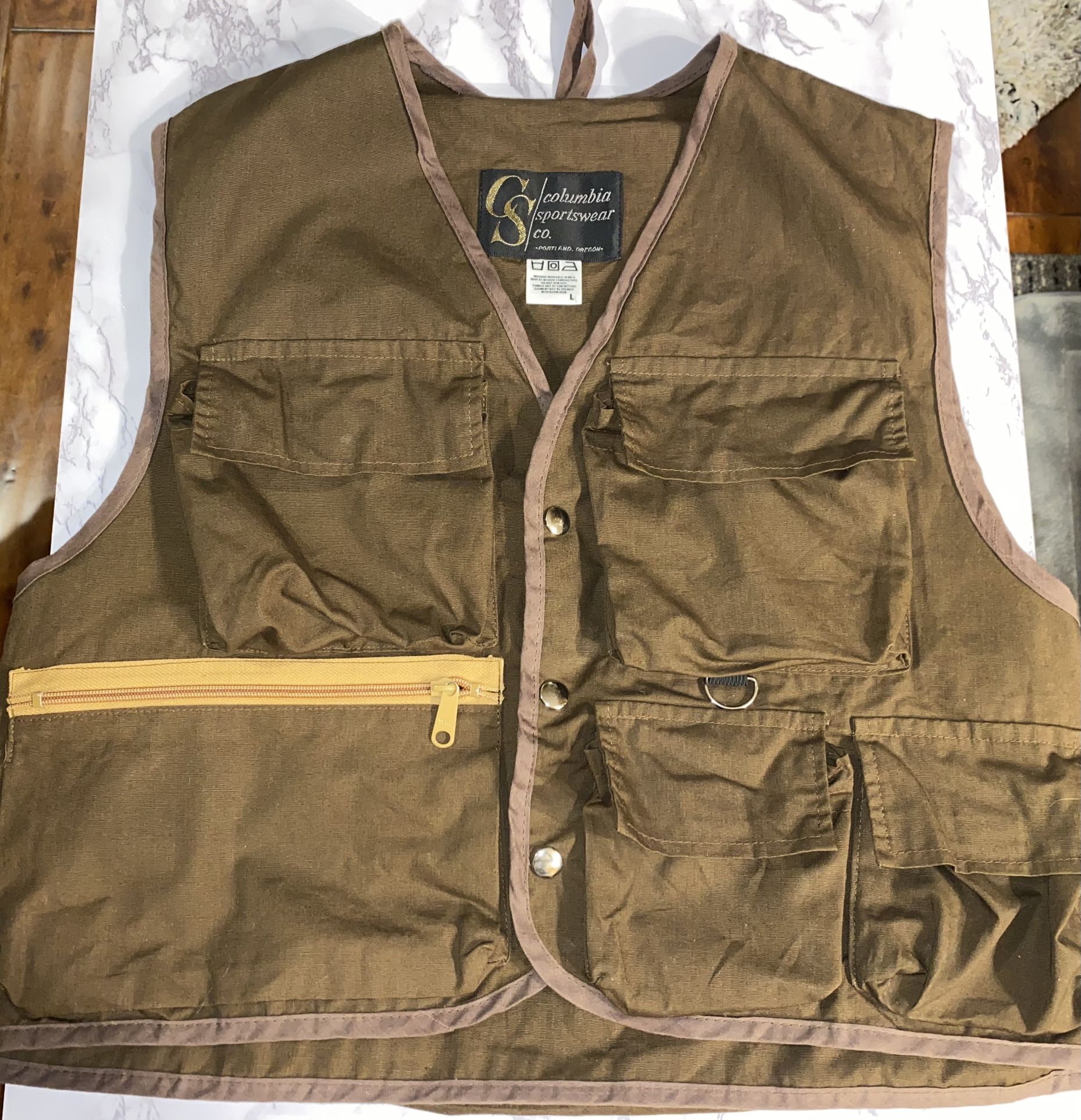 🔥1970’s Columbia Sportswear Fly Fishing Vest (size large)🔥