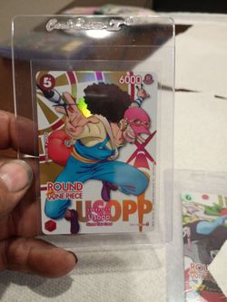 One piece round 1 promos Sanji Usopp and Jimbe looking to trade