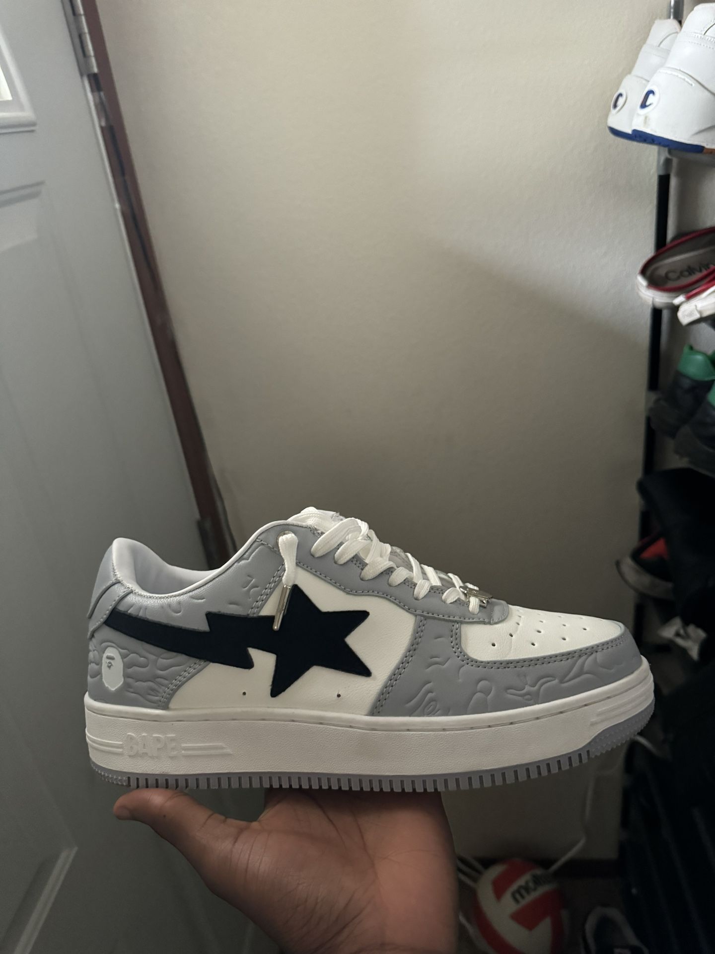 A Bathing Ape Bape Sta Low Grey Black