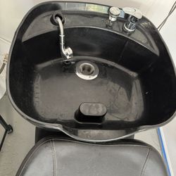 Shampoo Bowl And Stylist Chair