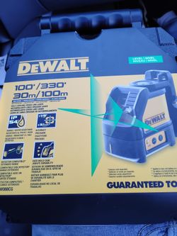 DeWalt 100'/330' 30m/10 laser level