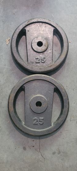 Standard 1 inch 25lbs Plates Cash or Zelle