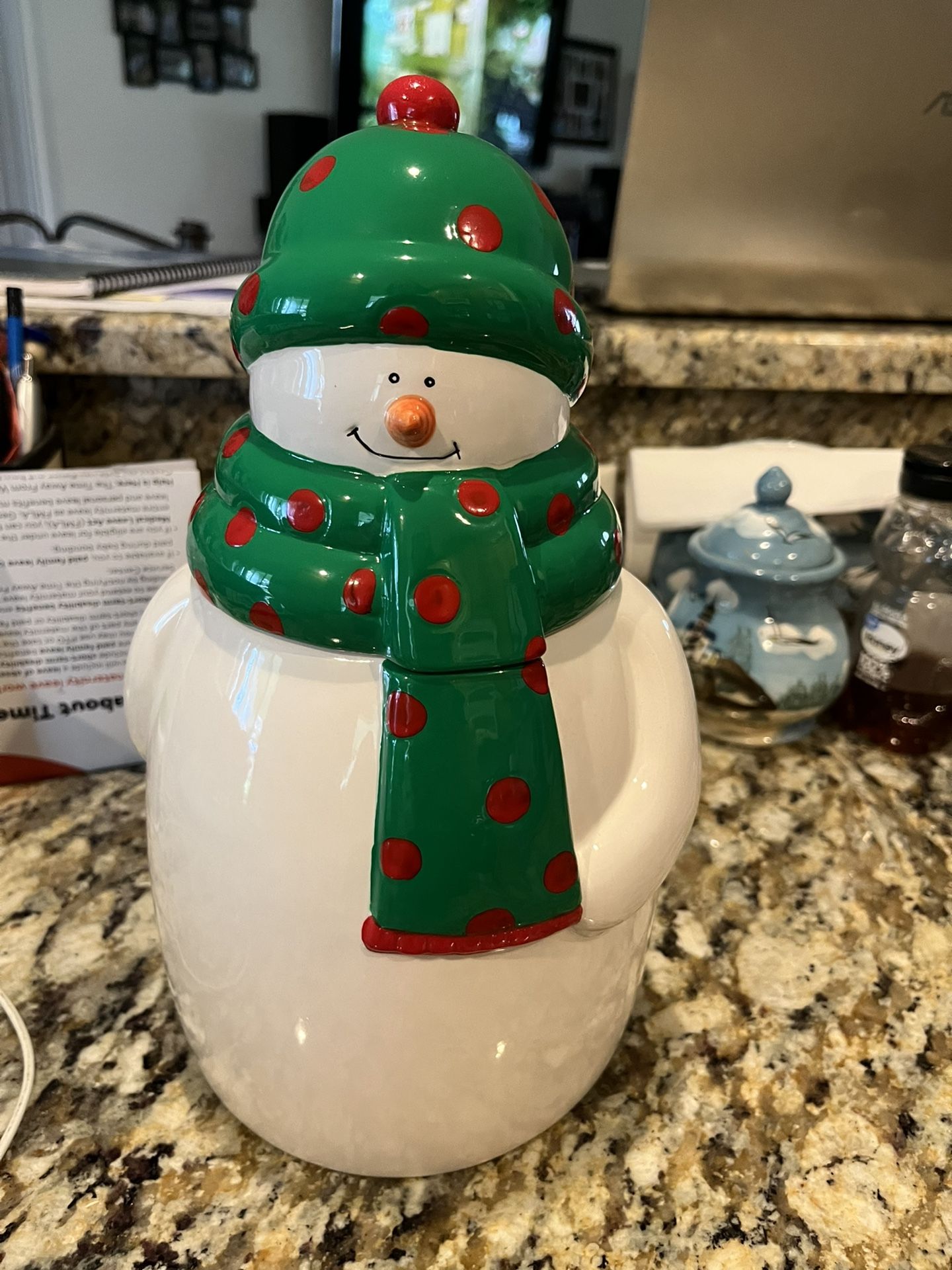 Snowman Cookie Jar