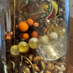 Autumn Harvest Mystery Jewelry Jar