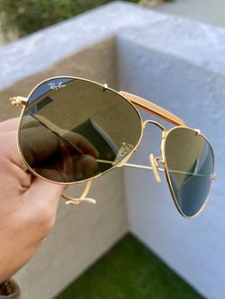 Ray ban outdoorsman gold deals