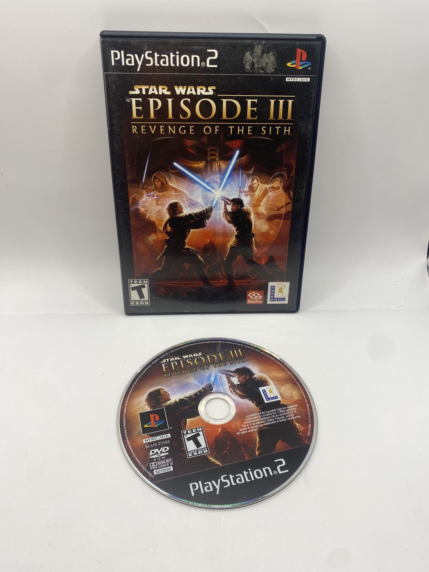 Star Wars Episode III 3: Revenge of the Sith PS2 (Sony Playstation 2) No Manual 