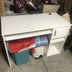 White Office Desk 
