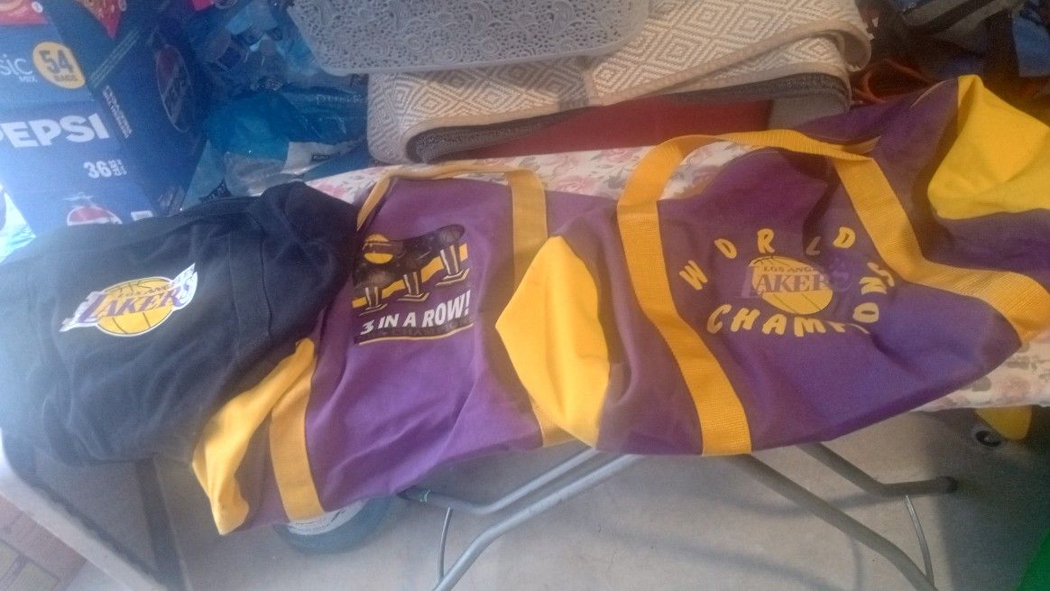 3 Lakers Duffle Bags
