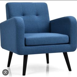 Blue office chair