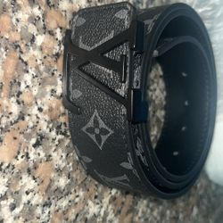 Louis Vuitton LV Initiales Black & Gray Belt