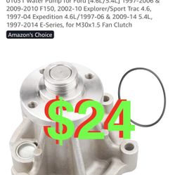 01031 Water Pump for Ford [4.6L/5.4L] 1 & 2009-2010 F150, 2002-10 Explorer/Sport Trac 4.6, 1997-04 Expedition 4.6L/1997-06 & 2009-14 5.4L, 199