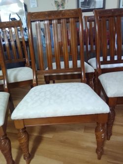SET OF 6 FINE OAK CHAIR FOR THE DINING ROOM