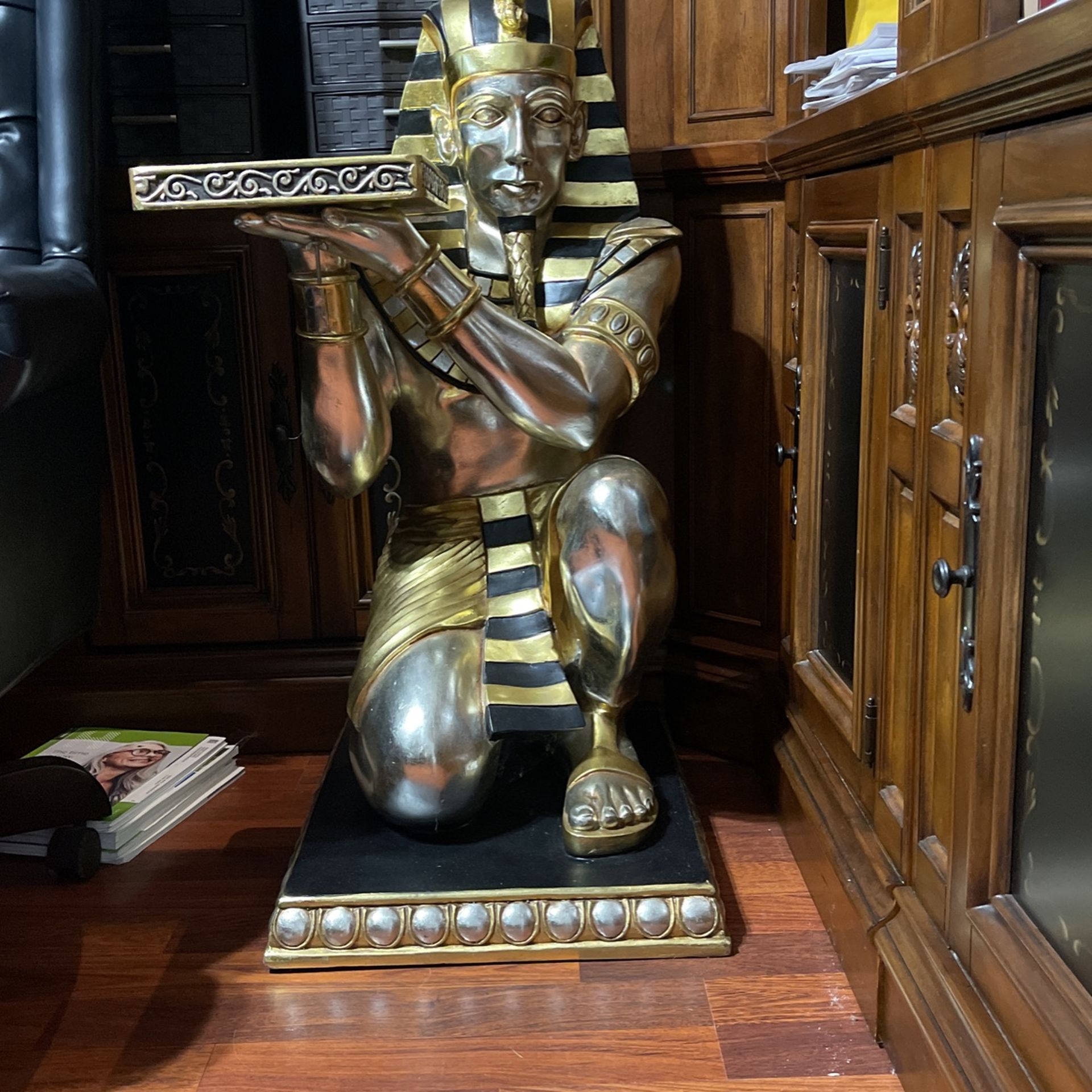 Egyptian Figure  Gold SilverBlack Color