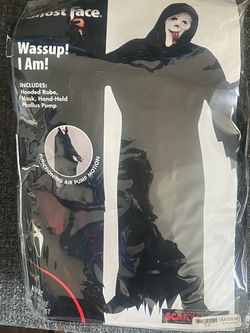 Ghost Face 'Wassup! I Am!' Adult Halloween Costume