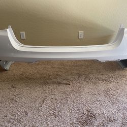 Factory OEM 2021-2024 Kia K5 Pearl White Rear Bumper Cover 
