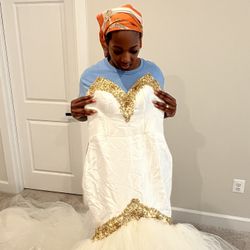 Designer Wedding Dress (NEW)