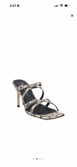 Giuseppe Zanotti Snake-Print Strappy Stiletto Sandal - Black/Beige