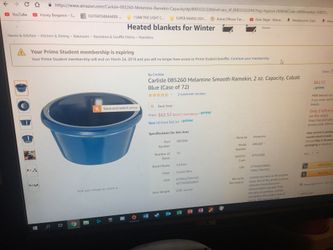 Carlisle melamine smooth Ramekin 2 oz COBALT BLUE (case of 72)