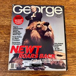 George Magazine August 1996 Newt Gingrich Cover / F. Lee Bailey