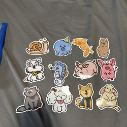 cute animal stickers