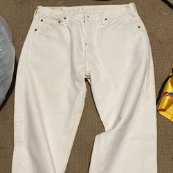 Banana Republic White Jeans