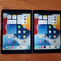2 IPADS - Apple iPad Air 2, 2nd Gen., 128GB Wi-Fi + Cellular